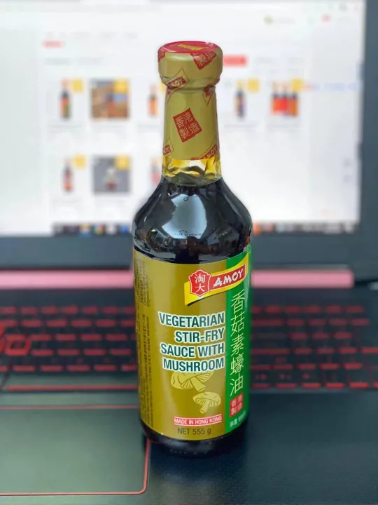 EQGS Amoy Vegetarian StirFry Sauce With Mushroom 555g Made In Hong Kong Lazada PH