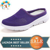 Half Slippers Fashion on Sandals Mesh Loafers Walking Croc