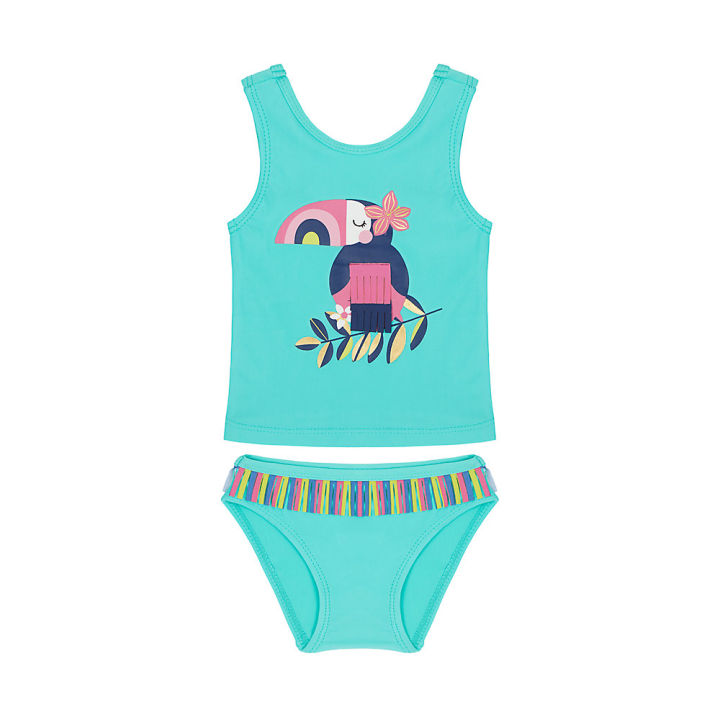 ชุดว่ายน้ำเด็กผู้หญิง-mothercare-pelican-tankini-ya202