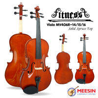 FITNESS VIOLA รุ่น MV406R ไม้แท้ทั้งตัว Solid Body Spruce Top / Maple Back and Side Special มี 3 ขนาดให้เลือก มาพร้อมกล่องผ้าบุกันกระแทก คันชัก ยางสน และหย่อง