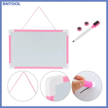 Small Desktop Dry Erase Board Portable Small Magnetic Double Sided