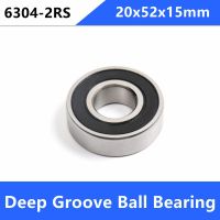 ▼✎✕ 10pcs/lot 6304-2RS S6304-2RS rubber sealed stainless steel deep groove ball bearing 6304 S6304 2RS RS 20x52x15mm