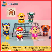 Lego mini,Bộ 6 chú chó cứu hộ side lớn, Đồ chơi lego 3D