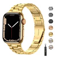 Strap for Apple watch band 44mm 40mm 45mm 41mm 42mm 38mm 49mm Metal Stainless Steel bracelet iWatch Series ultra 3 4 5 6 SE 7 8 Straps