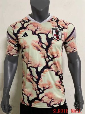 เสื้อเชิ้ตเสื้อแข่งฟุตบอลไทย23/24เสื้อเจอร์ซีย์เตะฟุตบอลญี่ปุ่นสำหรับผู้ชาย