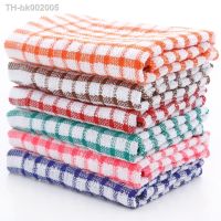 ❀ 6PCS Cotton Kitchen Tea Towels Absorbent Lint Free Catering Restaurant Cloth Dish Towels Cleaning Cloth Kitchen Cleaning Towel