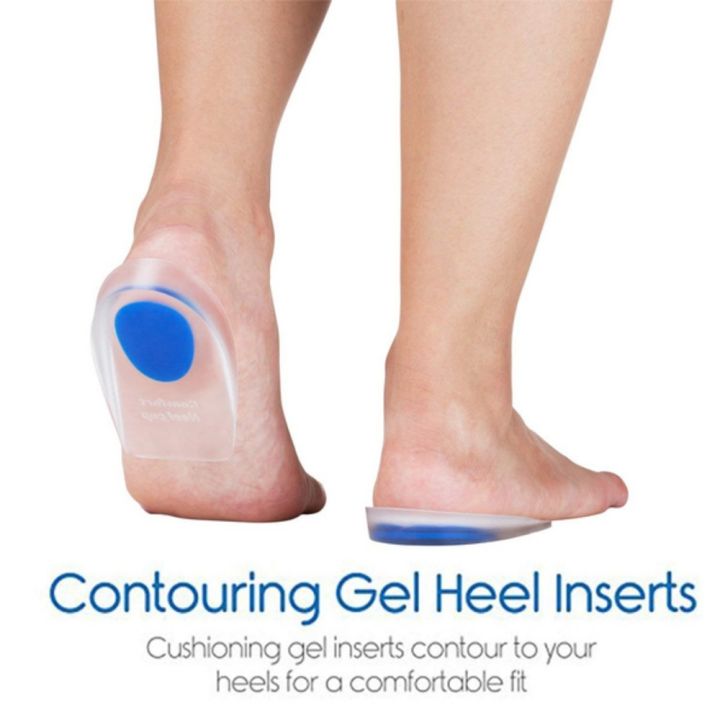 soft-silicone-gel-insoles-for-heel-spurs-pain-relief-foot-cushion-foot-massager-care-heel-cups-shoe-pads-height-increase-insoles