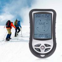 8 in 1 Handheld GPS Multifunction Mini GPS Navigation Locator Receiver Digital Altimeter Barometer Compass for Outdoor Travel