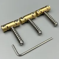 3 Pcs In-Tune Goto Compensated Guitar Bridge Saddles Brass Material For TELE Well 10.8 Mm St Spacing