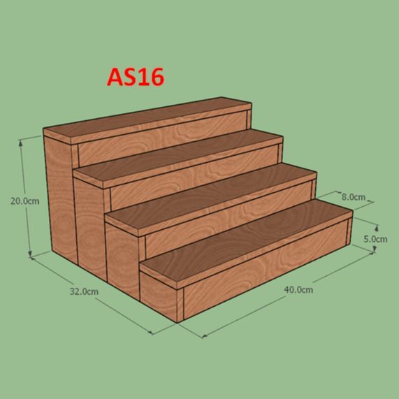 as16-4-ชั้นไม้สนนอก-4-ชั้นแบบปิดหมด-วางของได้เยอะ-ขั้นบันไดขนาดใหญ่-โชว์สินค้าวางของขายได้-กว้างxยาวxสูง-32x40x20-cm-ส่งจากกรุงเทพ