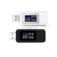 【LZ】❀  0-6.5a 4-30v inteligente usb medidor de tela colorida usb testador carregador detector voltímetro amperímetro