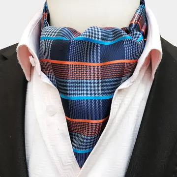 Shop online Casual Printed Polyester Elegant Neckwear Formal Ascot Tie 