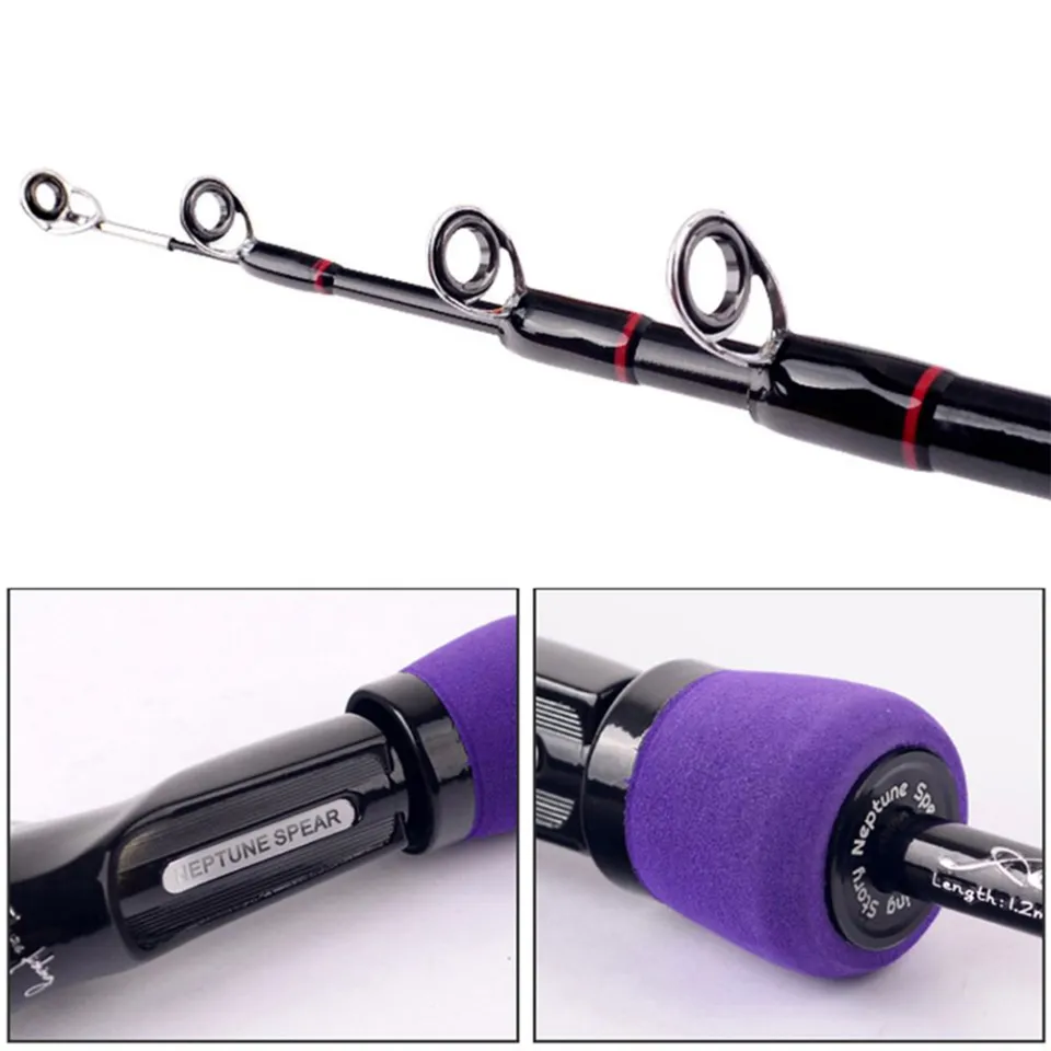 Gb Ultralight Fishing Rod 1.2m/1.5m Portable Telescopic Fishing Rod Spinning  Casting Pole for Kids Carp Freshwater Fishing Tackle