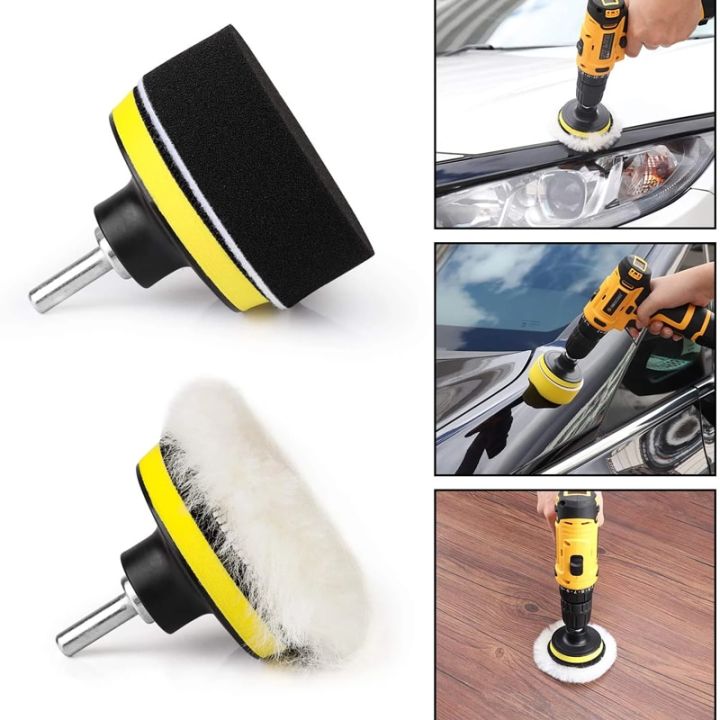car-polishing-disc-11pcs-set-self-adhesive-buffing-waxing-sponge-3inch-wool-wheel-polishing-pad-for-car-polisher-drill-adapter-adhesives-tape