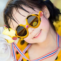 Kid Polarized Sunglasses with Cartoon Animal Cute Silicone Outdoor Tool for for Boys / Girls