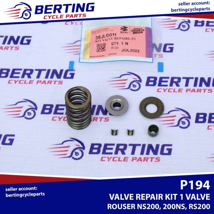 ☞VALVE REPAIR KIT 1 VALVE Rouser NS200 200NS RS200 Genuine 36JL0011