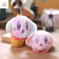 DISFUNNY ตุ๊กตายัดไส้ พวงกุญแจผ้ากำมะหยี่เคอร์บี้ ดาว kirby ตุ๊กตาผ้าพลัฌ ตุ๊กตาจี้ตุ๊กตา การออกแบบการ์ตูน ของขวัญวันเกิดของขวัญ