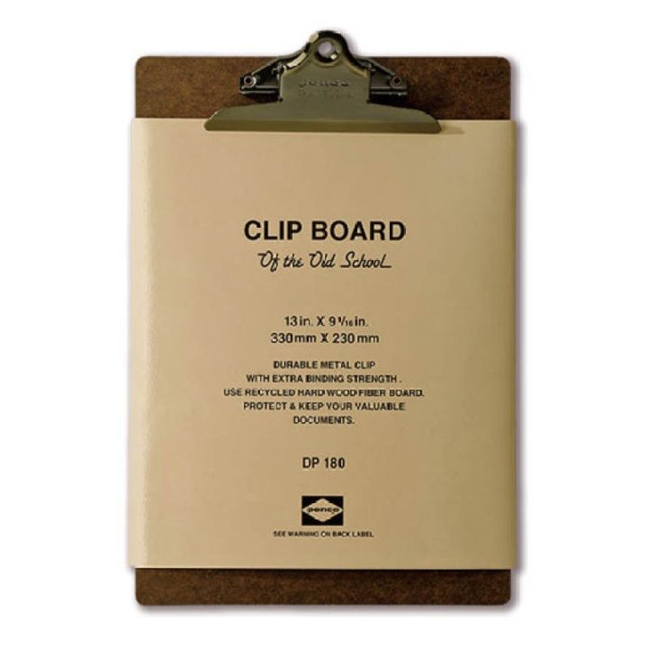 penco-clip-board-a4-bronze-คลิปบอร์ด-ขนาด-a4-คลิปสีบรอนซ์-แบรนด์-penco-จากประเทศญี่ปุ่น-hdp180-บริการเก็บเงินปลายทาง