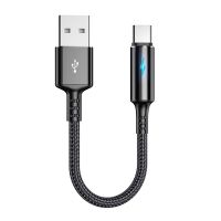 [3C electronic digital] สายไมโคร USB Type C แบบสั้นสายชาร์จแบบพกพาได้ยาว0.25เมตรชาร์จเร็วสำหรับเครื่องชาร์จแบตสำรองสายไฟขนาดเล็กแบนสายดาต้า