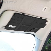 ✖  Car Sun Visor Storage Card Bag Glasses Clip Phone Holder For FIAT 500 Abarth Grande Punto Tipo Panda Ducato Stilo Fiorino Doblo