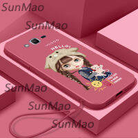 เคสโทรศัพท์ Samsung J2 PRIME ซิลิโคนอ่อนนุ่มปกหมวกออกแบบปกสำหรับสาว