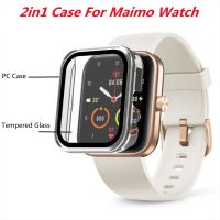 ZZOOI Watch Cover For Maimo Watch Protective PC Case Tempered Glass Film Screen Protector All-Around Shell Bumper For Maimo Watch Case