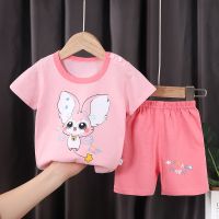 Kids Boys Girls Clothing Vest Set 100 Pure Cotton Baby Boys Girls Short Sleeve Tshirt Shorts Set Casual Baby Clothing