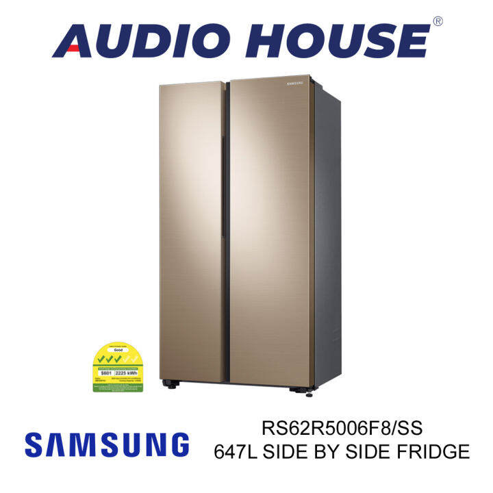 [BULKY] SAMSUNG RS62R5006F8/SS 647L SIDE BY SIDE FRIDGE ***2 YEARS WARRANTY*** Lazada Singapore