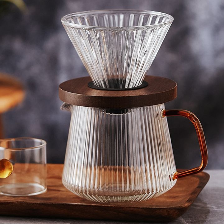 pour-over-coffee-dripper-coffee-pot-handmade-coffee-pot-coffee-server-coffee-maker-brewing-cup-v02-glass-coffee-funnel-drip-coffee-set-b