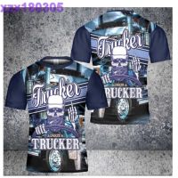 Once A Trucker Always A Trucker – Skull Trucking Driver Unisex T-Shirt 3D