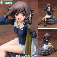 Model โมเดล ของแท้ 100% Kotobukiya จาก Girls und Panzer สาวปิ๊งซิ่งแทงค์ สาวน้อยน่ารัก กับรถถังทหารศึก Yukari Akiyama ยูคาริ อากิยามะ 1/8 ชุดนักเรียน Ver Original from Japan Figure ฟิกเกอร์ Anime ของขวัญ อนิเมะ การ์ตูน มังงะ ตุ๊กตา คอลเลกชัน manga