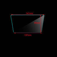 141X85X137มม. กระจกนิรภัยป้องกันหน้าจอสำหรับ Volkswagen 6.5นิ้วรถวิทยุ Gps นำทาง LCD ฟิล์ม141*85*137มม.