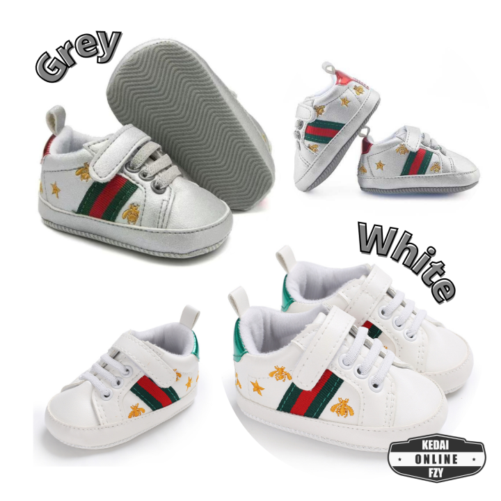 READY STOCK 🇲🇾 Kasut Baby Prewalker Shoes Gucci, Newborn Shoes