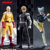 โมเดลตุ๊กตาขยับแขนขาได้ PVC อนิเมะ-ที่ดิน/ของเล่นที่ยอดเยี่ยม/GT One Ph Man Saitama Genos Garou 1/12 14ซม./5.5นิ้ว Shf/ S.H.F