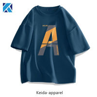 Keida-apparel เสื้อยืด เสื้อยืดคอกลม ใหม่ ฤดูร้อน แขนสั้น แฟชั่น เสื้อยืด สไตล์เรียบง่าย ขนาด S-5XL รหัสสินค้า：3414