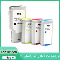 ที่รองรับตลับหมึกที่ผลิตซ้ำสำหรับ HP728ที่มี HP ชิปสำหรับเอชพี T730หมึกสีเครื่องพิมพ์ T830