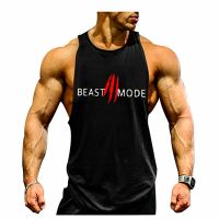 Muscular Man Sleeveless Sweatshirt Stringer Gym Top Men Mens Clothes Fitness Clothing Bodybuilding Shirt Vests Vest Singlet