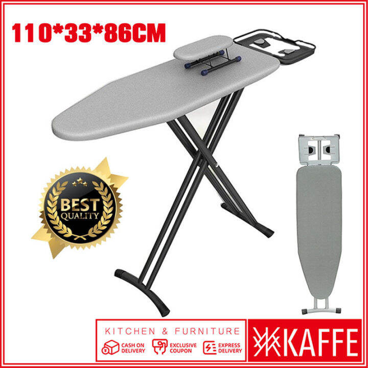 110-33-86cm Ironing Board Large Size Adjustable Portable Ironing Board ...