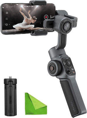 Zhi yun Zhiyun Smooth 5 Professional Gimbal Stabilizer for iPhone 14 Pro Max Plus Mini 13 12 11 XS X XR 8 Android Smartphone Cell Phone 3-Axis Handheld Gimble w/Face Tracking Motion Time-Lapse POV FiLMiC Pro