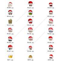 【CW】 Single Merry Christmas Claus models Figures Head accessories Building Blocks toy Series 106