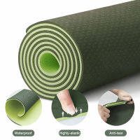 TPE Yoga 6mm Double Sided Mat Non-Slip Sport Carpet Pad With Position Line For Fitness Gymnastics and Pilates Woman Yoga Mat