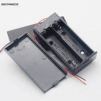 1PC Plastic 18650 Battery Storage Case 3.7V for 2x18650 Batteries Holder Box Container With 2 Slots ON/OFF Switch