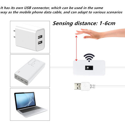 ร้อน USB แถบมือกวาดโบกโคมไฟเซ็นเซอร์ DC5V LED ไฟกลางคืนเคลื่อนไหวแสงไฟ LED ทีวีครัว1 ~ 5เมตรภายใต้คณะรัฐมนตรีไฟ