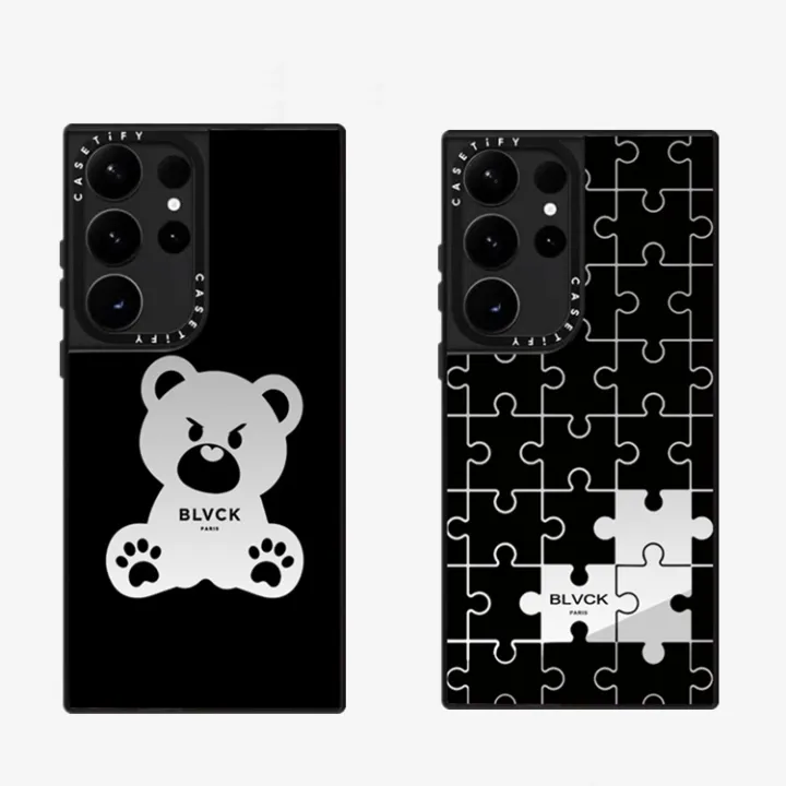 CASETiFY BLVCK Evil Teddy Puzzle Mirror Case For Samsung Galaxy