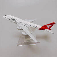 KK16cm โลหะผสมอากาศ Qantas วิญญาณของออสเตรเลีย B747สายการบินเครื่องบินรุ่นโบอิ้ง747สายการบินเครื่องบินรุ่นเครื่องบินเด็ก Giftsq11