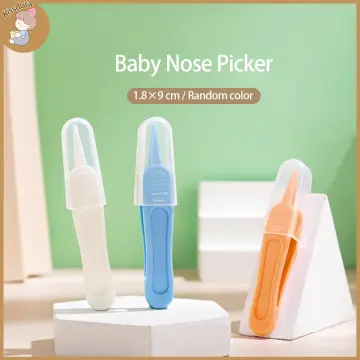 Led Light Nose Pick Removal Nose Clean Clip Baby Nose Clean Tweezer For  Kids Baby(dark Blue)