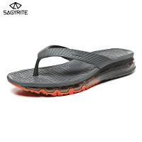 SAGYRITE Flip Flops สำหรับผู้ชาย Plus Size Air Cushion Flip Flops รองเท้าแตะกลางแจ้ง