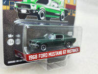 1:64 1968ฟอร์ดมัสแตง GT F Astback จำลองสูง D Iecast รถโลหะอัลลอยรุ่นรถเด็กของเล่นของขวัญคอลเลกชัน W769