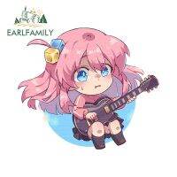 EARLFAMILY 13Cm X 13Cm Bocchi The Rock เด็กสาวที่น่ารักอะนิเมะเหมาะสำหรับสติกเกอร์รถพื้นผิวสะอาดเรียบและเรียบ