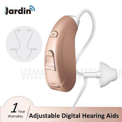 ZZOOI Digital Hearing Aids Invisible Audifonos High Power Wireless Sound Amplifier For Elderly Massager Moderate to Severe Loss Fone